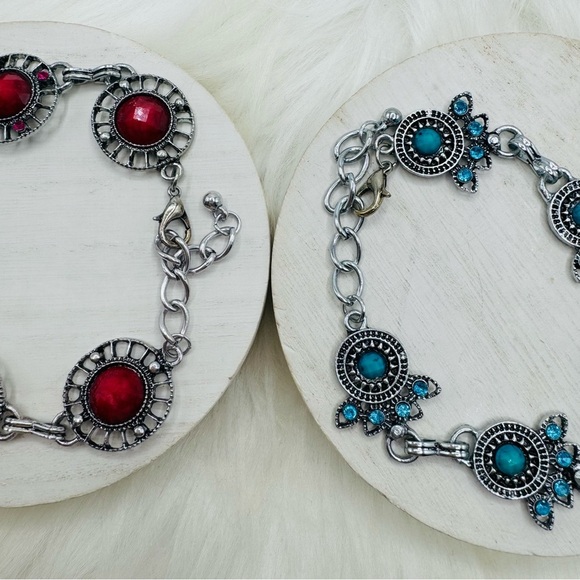 Fashion Statement Bracelets Floral Beaded Design - Picture 5 of 5
